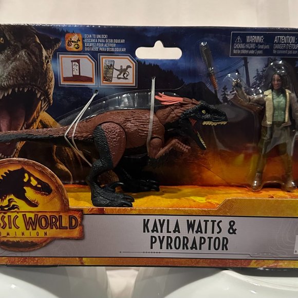 Jurassic World Kayla Watts & Pyroraptor